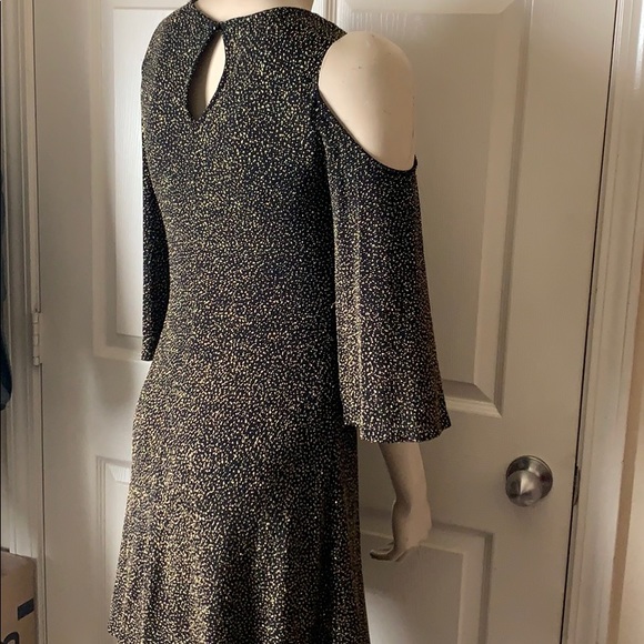 Open Shoulder Sparkly Dress - Picture 2 of 4
